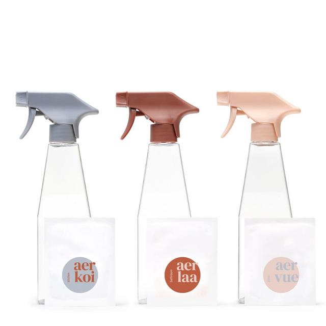 Kitchen, Bathroom, and Glass Cleaner Trio - Starter Set