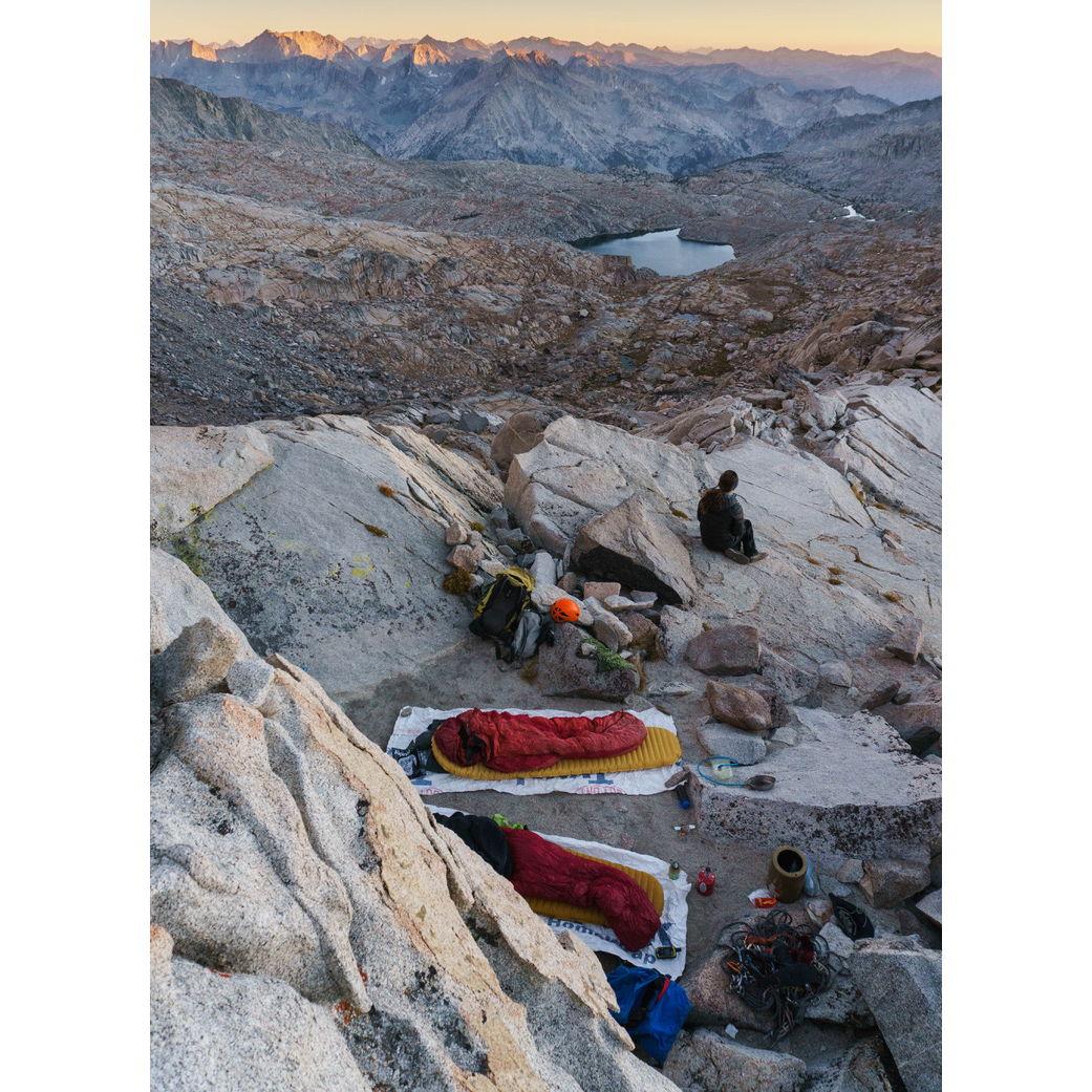 Base camp below the Palisades.