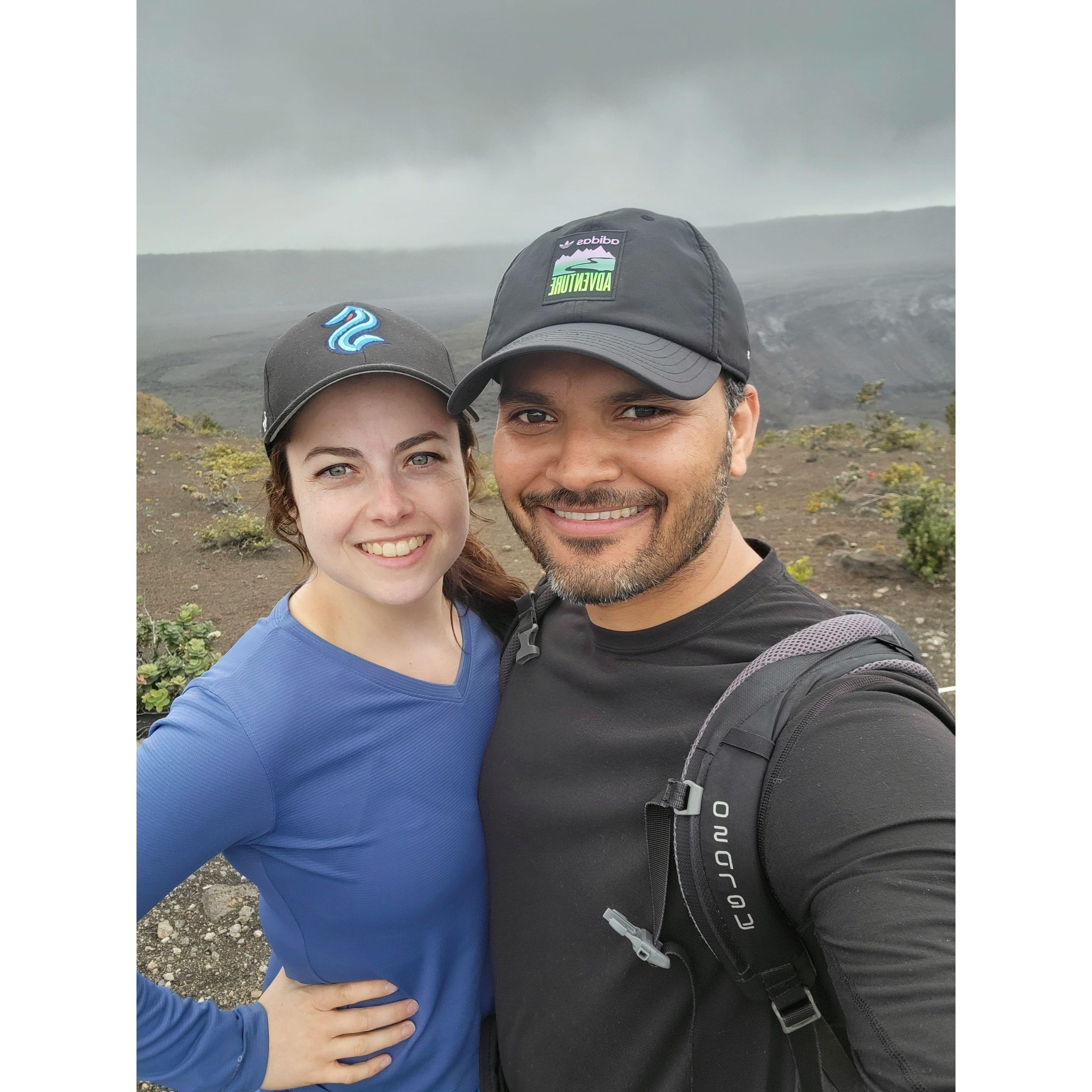 Our hike at Hawaii National Park
