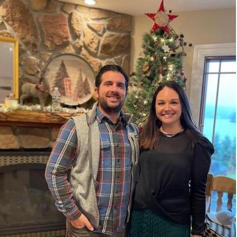 Christmas newly engaged
