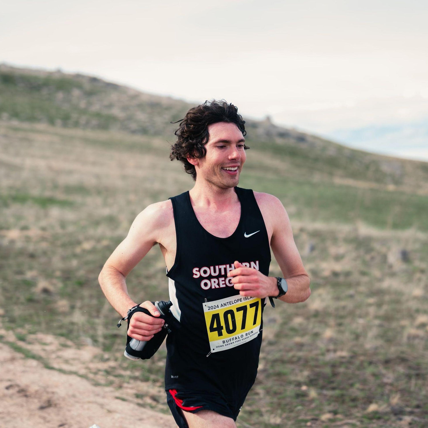 Antelope Island Race 
For those wondering, Yes he won!