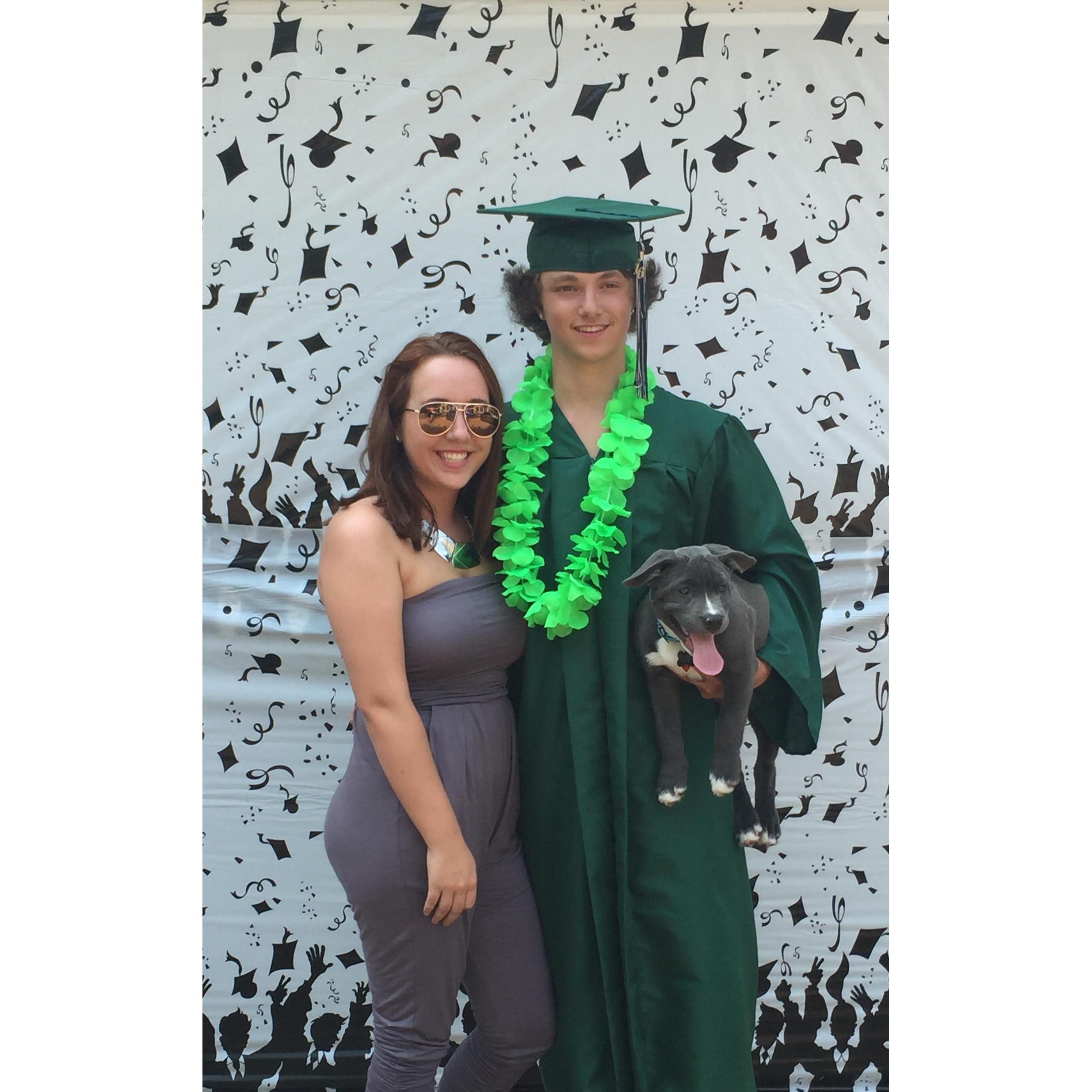 Throwback to Tristen's high school graduation