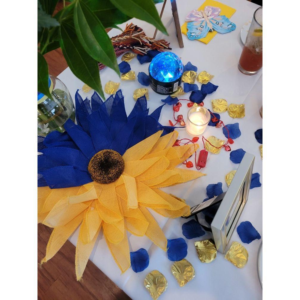 Ukranian colors were our theme!