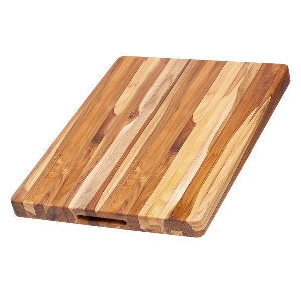 Teak Cutting Board - Edge Grain Rectangle with Hand Grip 106