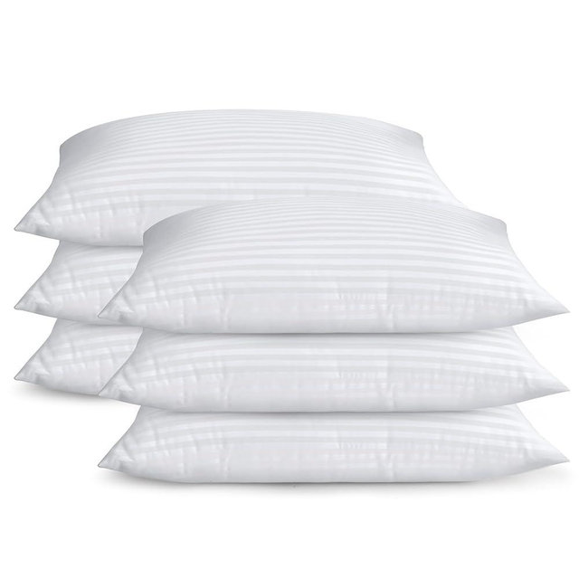 Utopia Bedding Pillows King Size Set of 6 (White), 1250 Grams Filled Hotel Pillows, Cooling Pillows for Side, Back or Stomach Sleepers