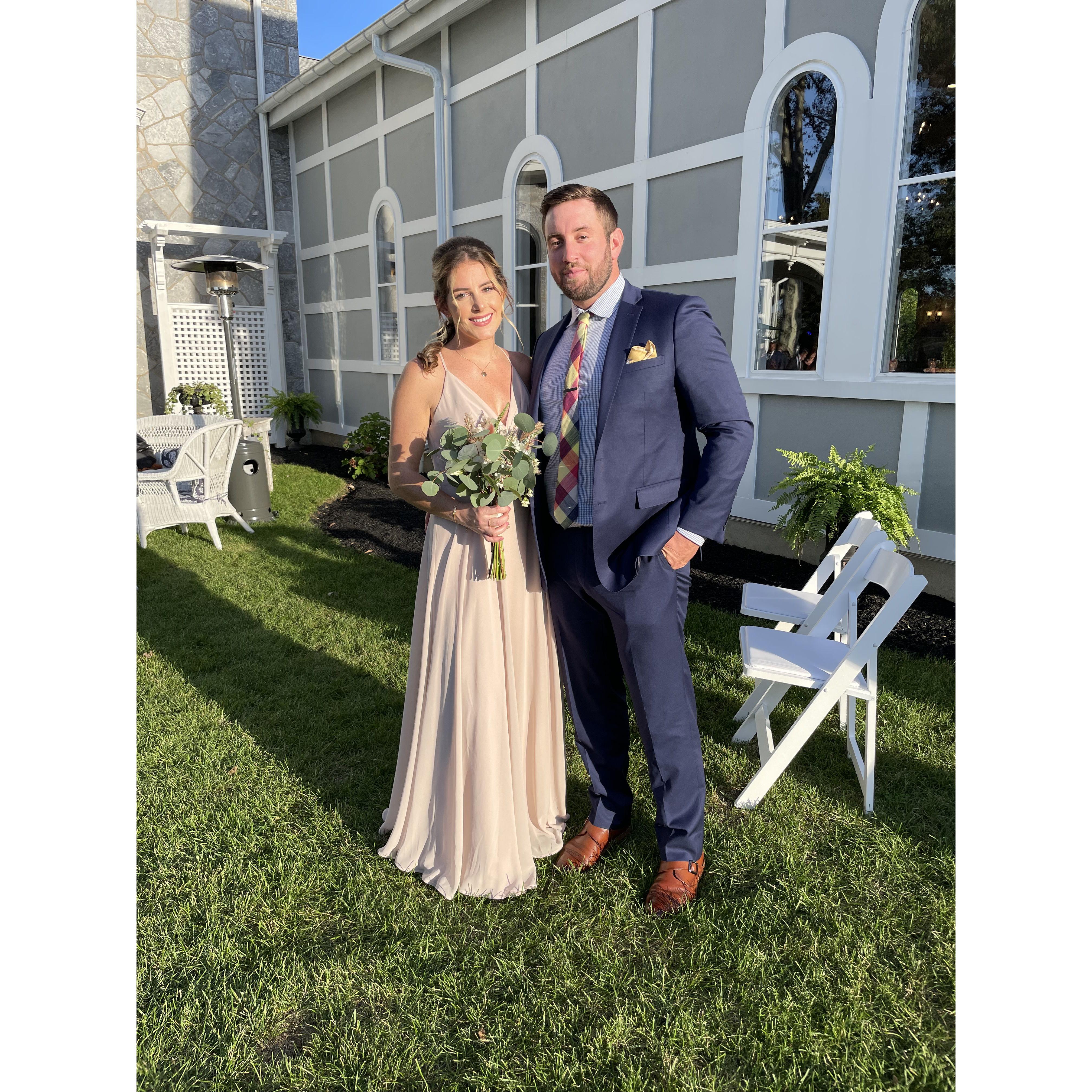 The best wedding dates! Fun fact: We have been to over 20 weddings together!