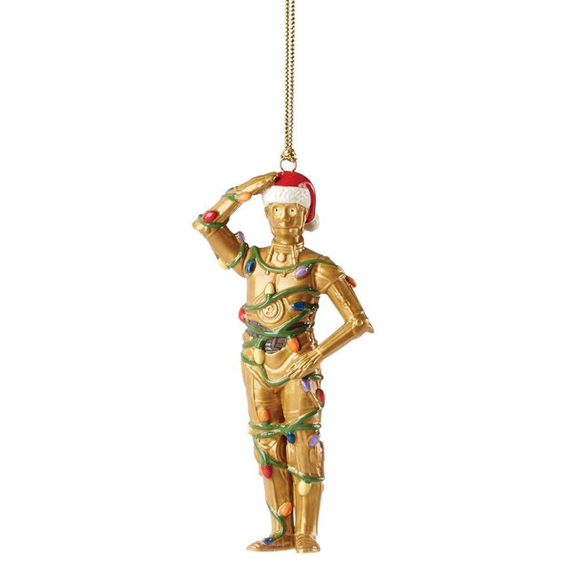 Lenox 894898 Star Wars C-3PO Ornament, Christmas