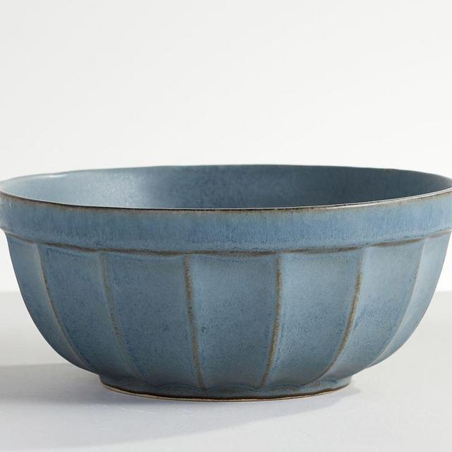 Mendocino Stoneware Serving Bowl - Indigo Blue