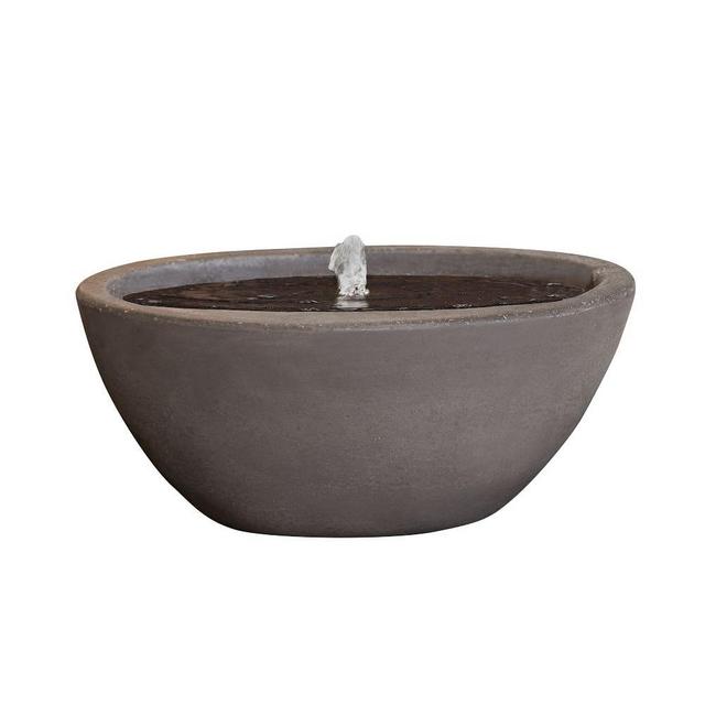Geo Indoor/Outdoor Fountain, Oval, Brown