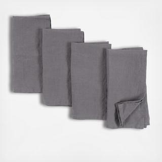 Verona Stonewashed Linen Napkin, Set of 4
