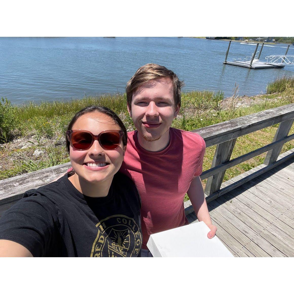 One of our first visits to our future engagement place.