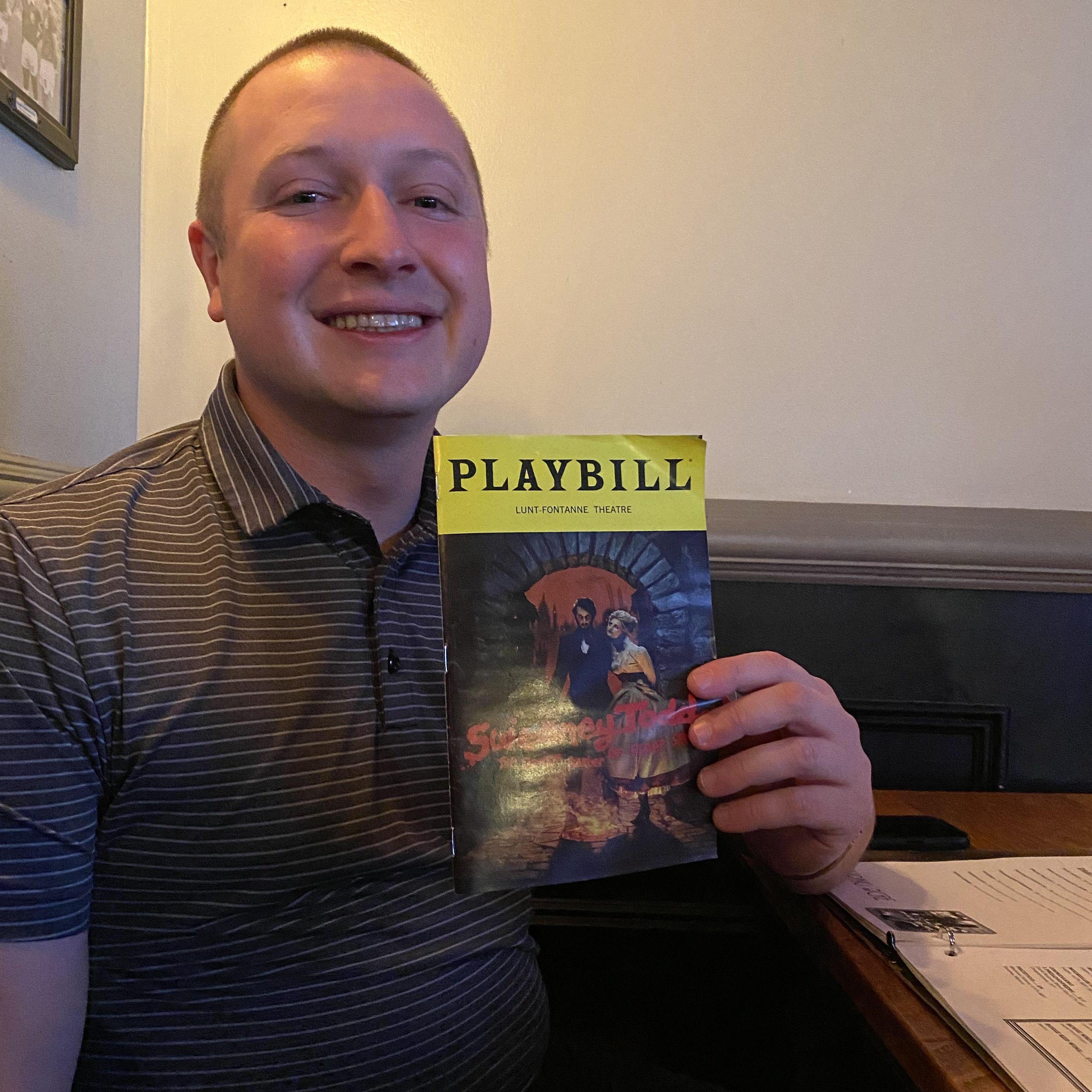 On his third annual NYC trip, Jeff did not need to be asked to pose for this picture.