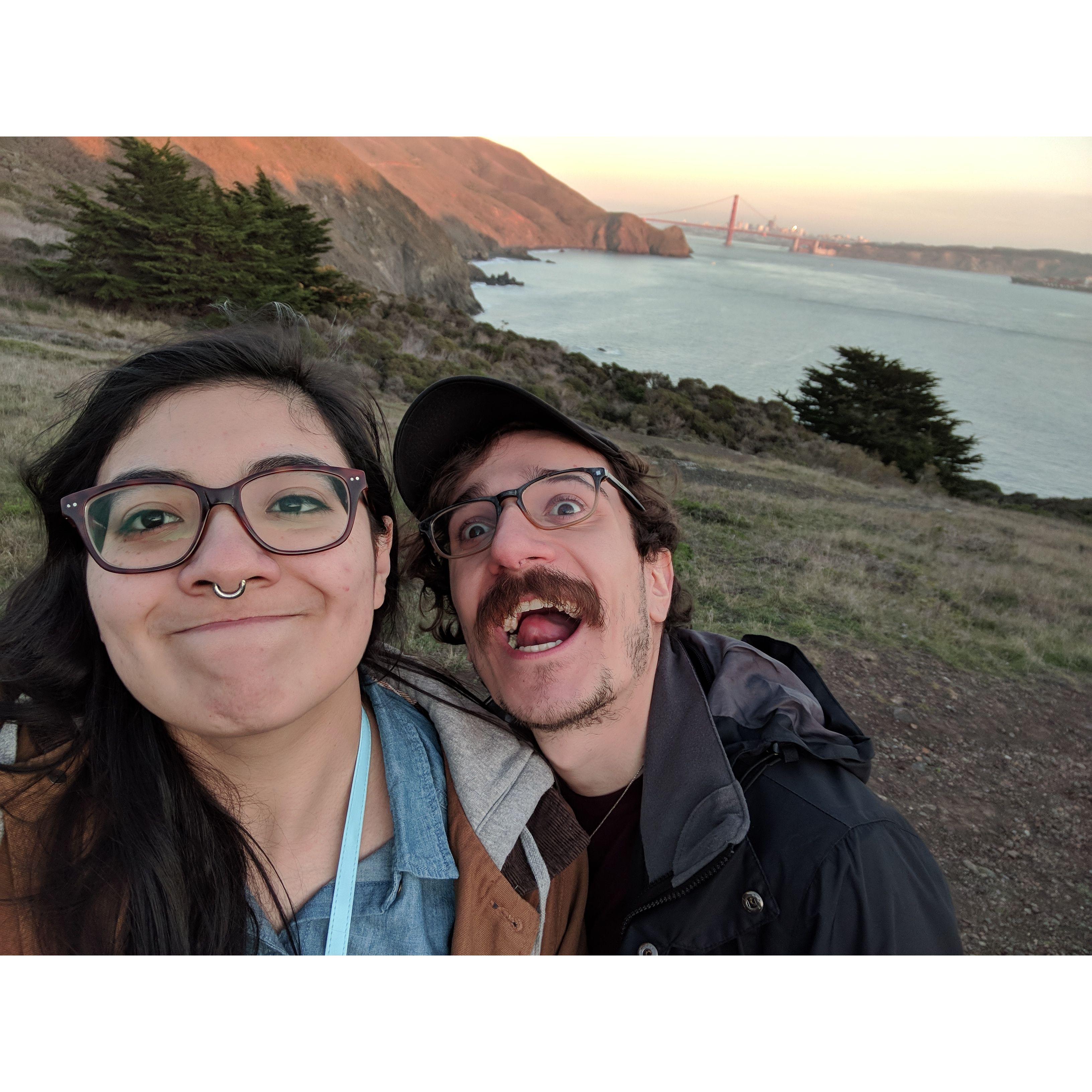 Behold! The golden gate bridge!