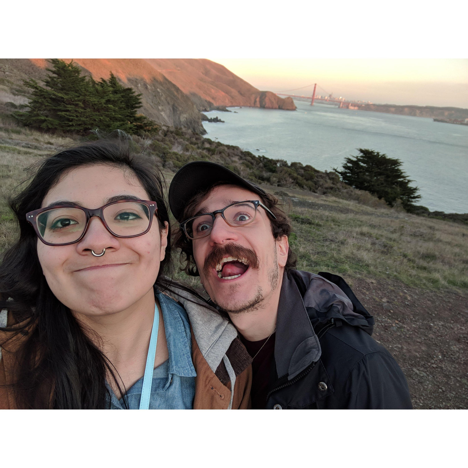 Behold! The golden gate bridge!
