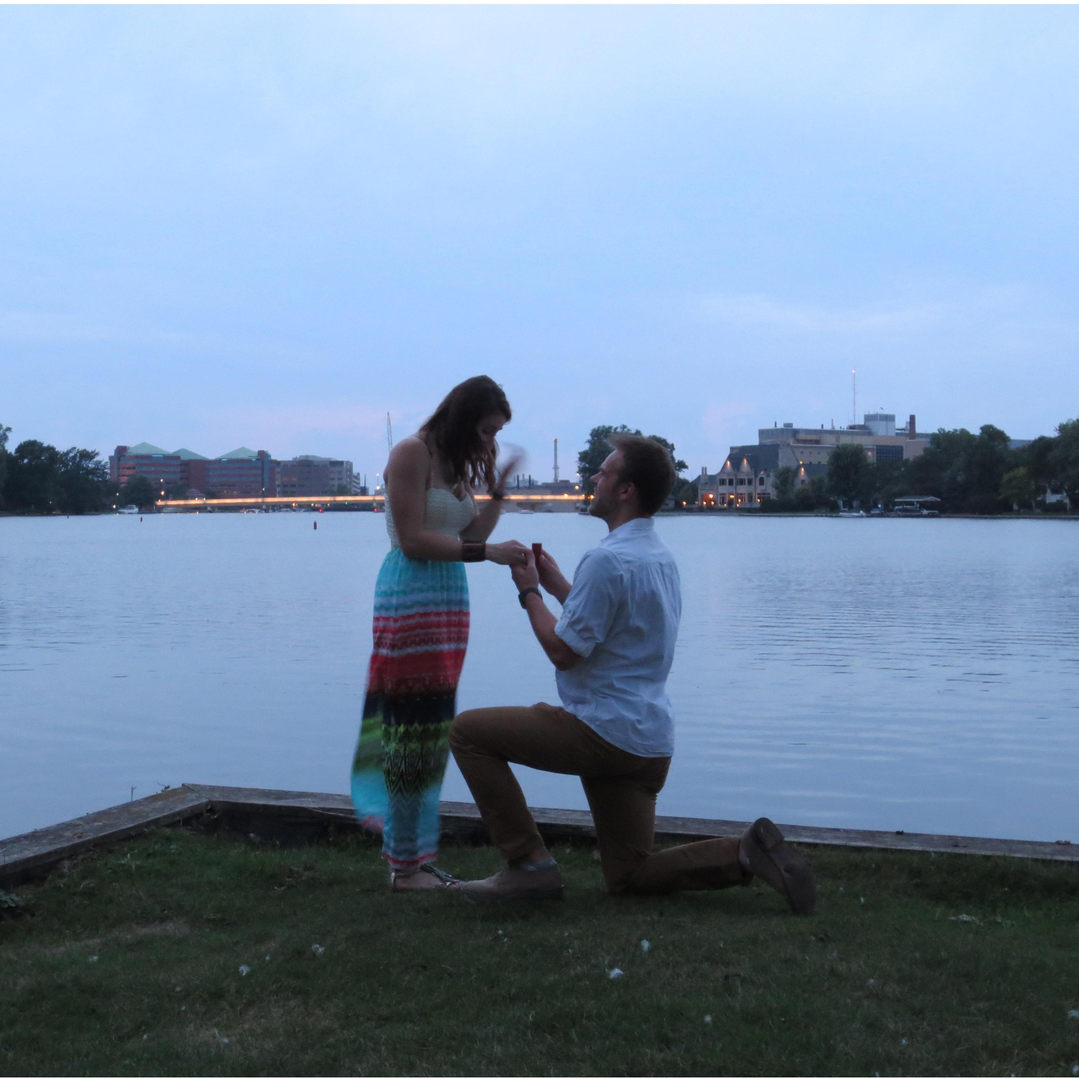 August 4th, 2018
Brad proposed! Riverside Park in Neenah