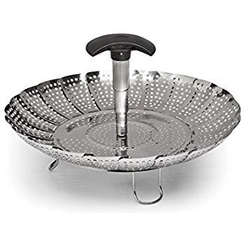 OXO Good Grips Stainless Steel Steamer with Extendable Handle