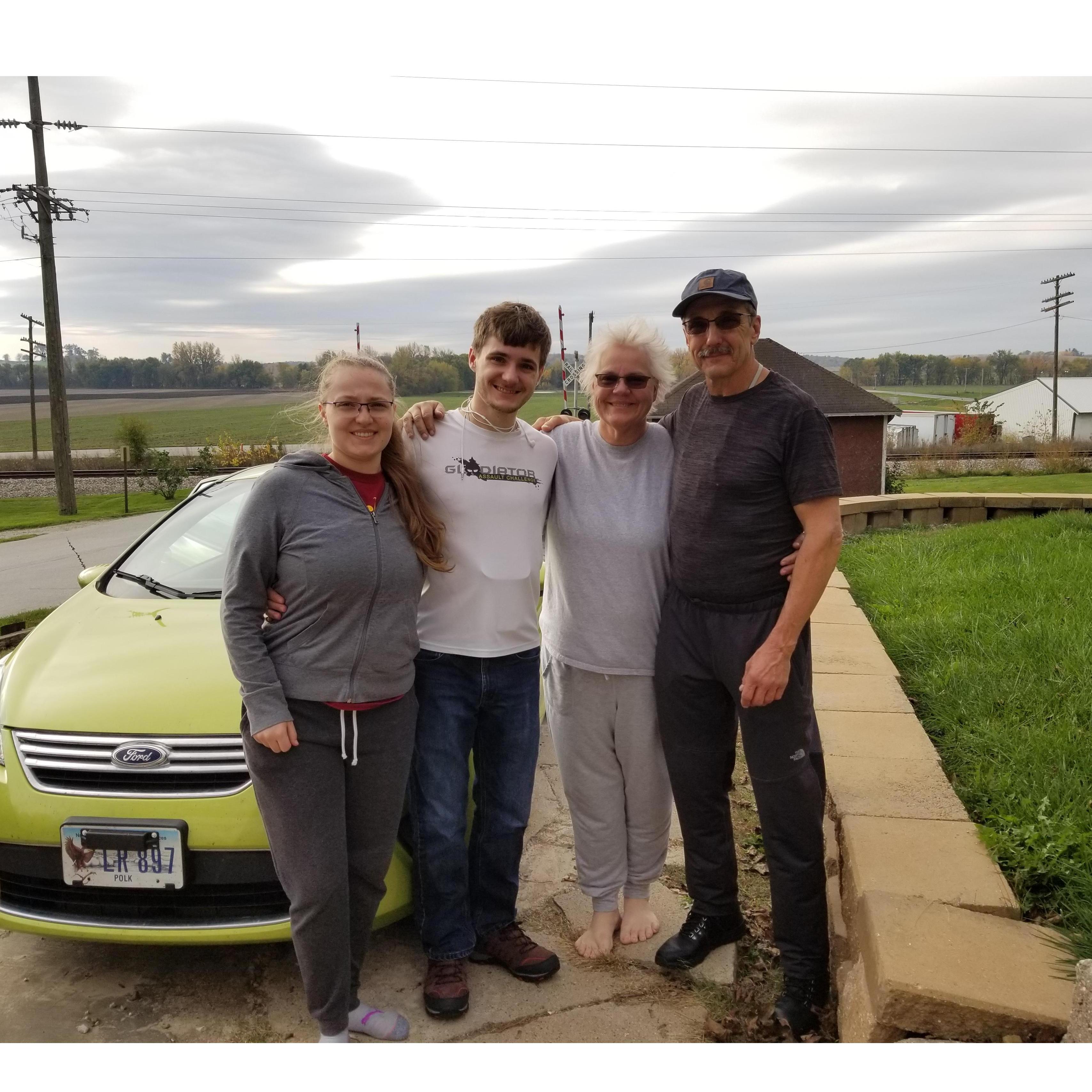 Family photo before Marshall and Kurt head for Germany!