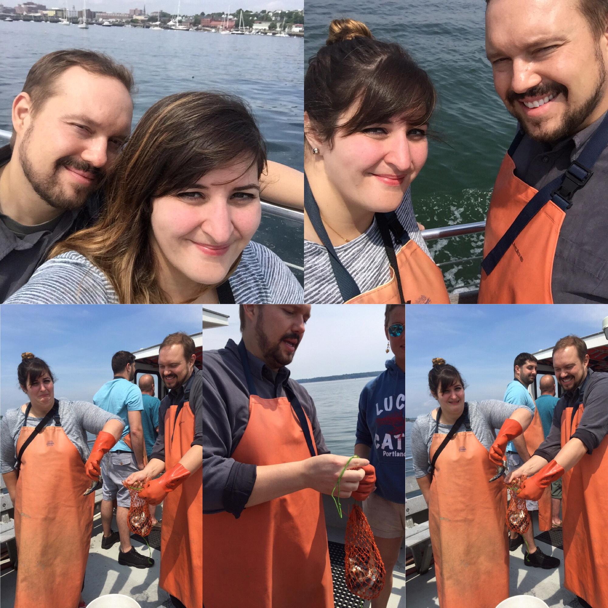 Catchin lobstah in Portland, Maine