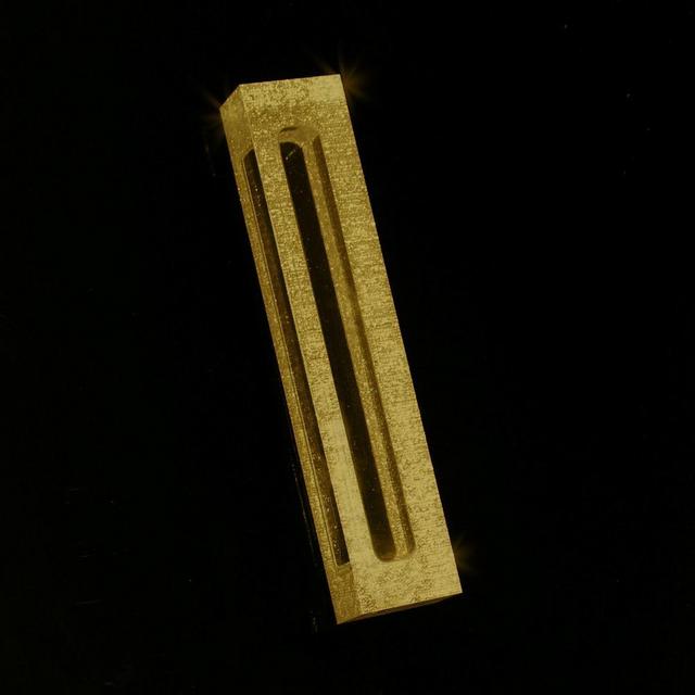 Lucite Glitter Mezuzah Case