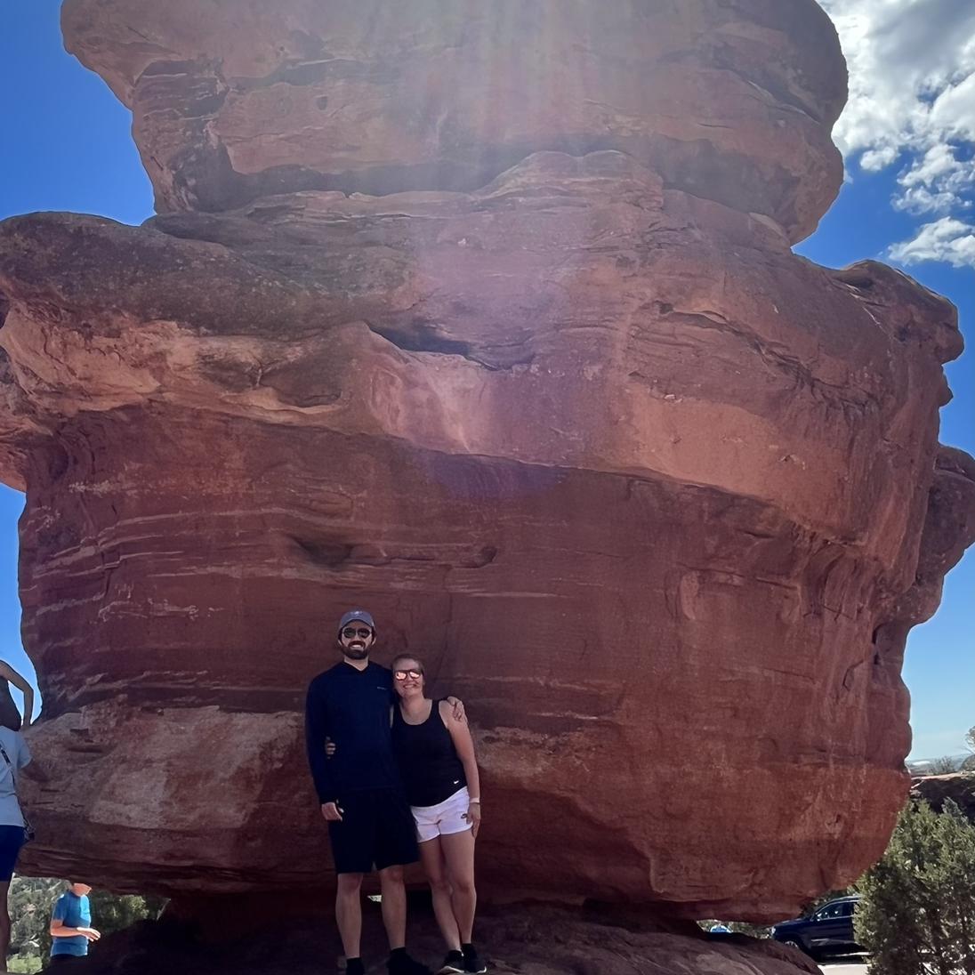 Garden of the gods in Colorado Springs