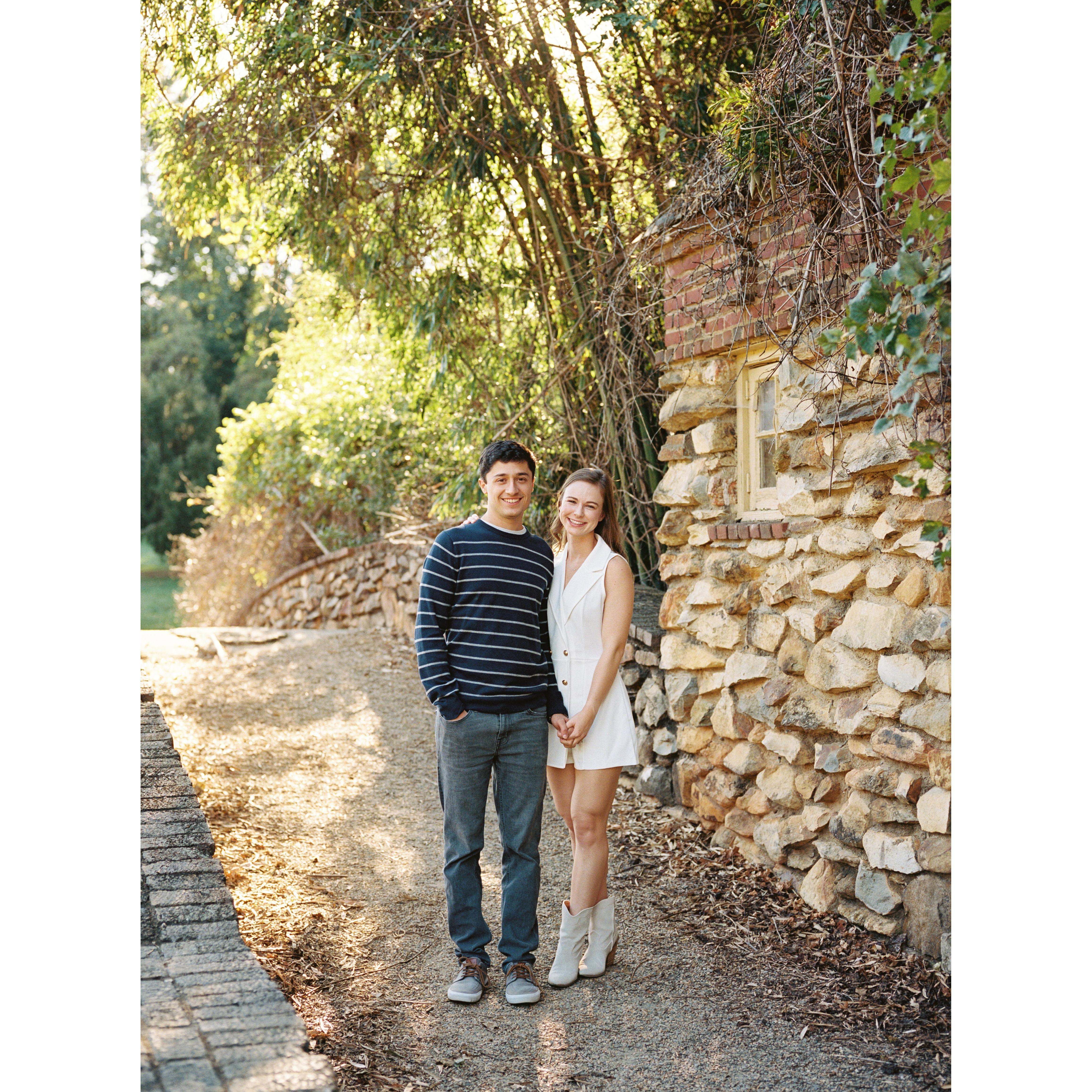 Our engagement photos at Graylyn by the fabulous David Howell