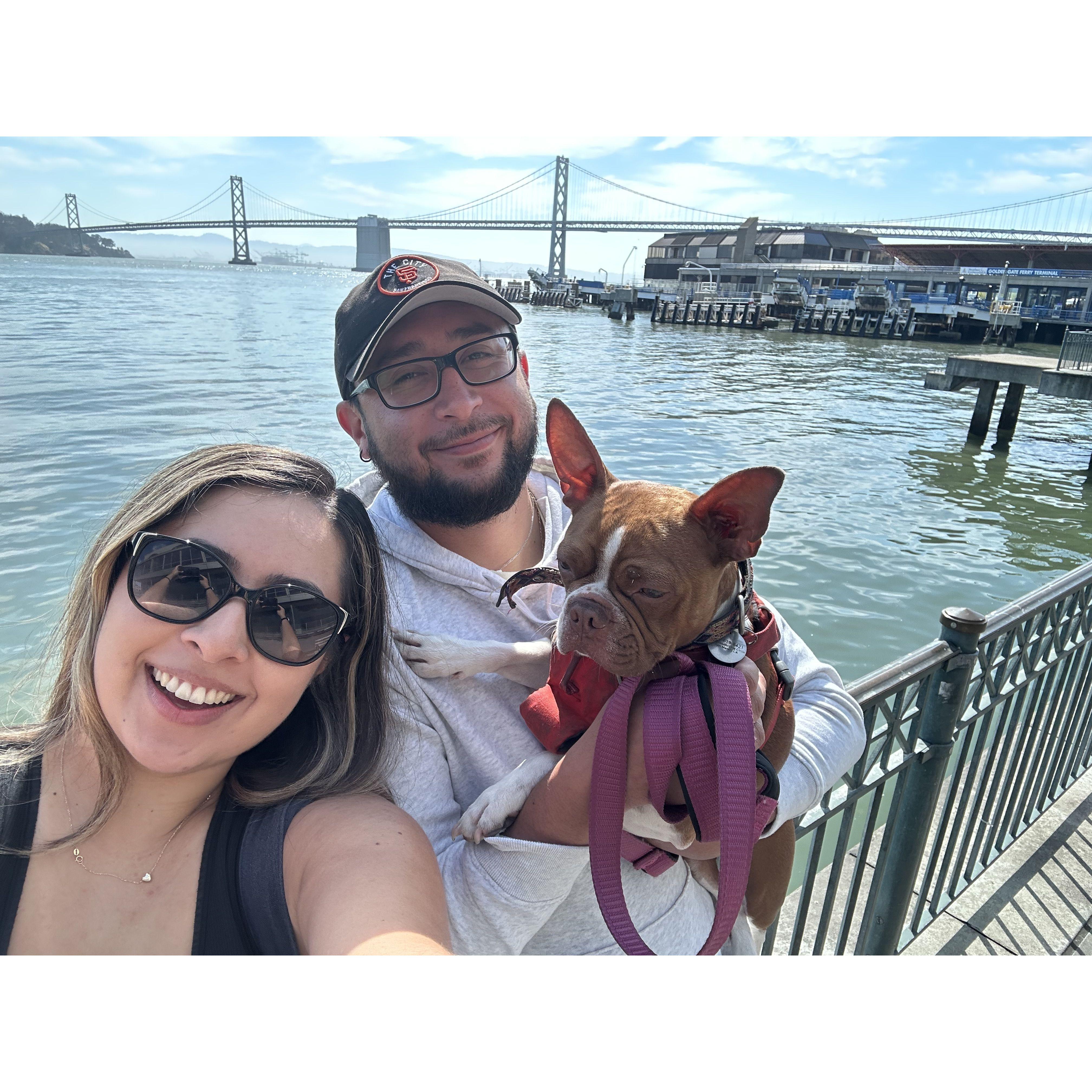 With our fur child - Lolita!