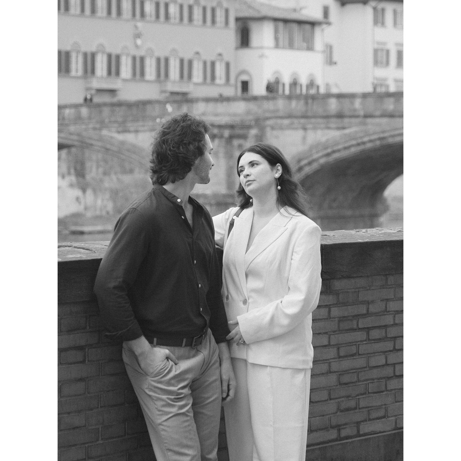 Engagement photoshoot in Florence Italy