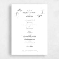 White Wedding Program - Unconditional