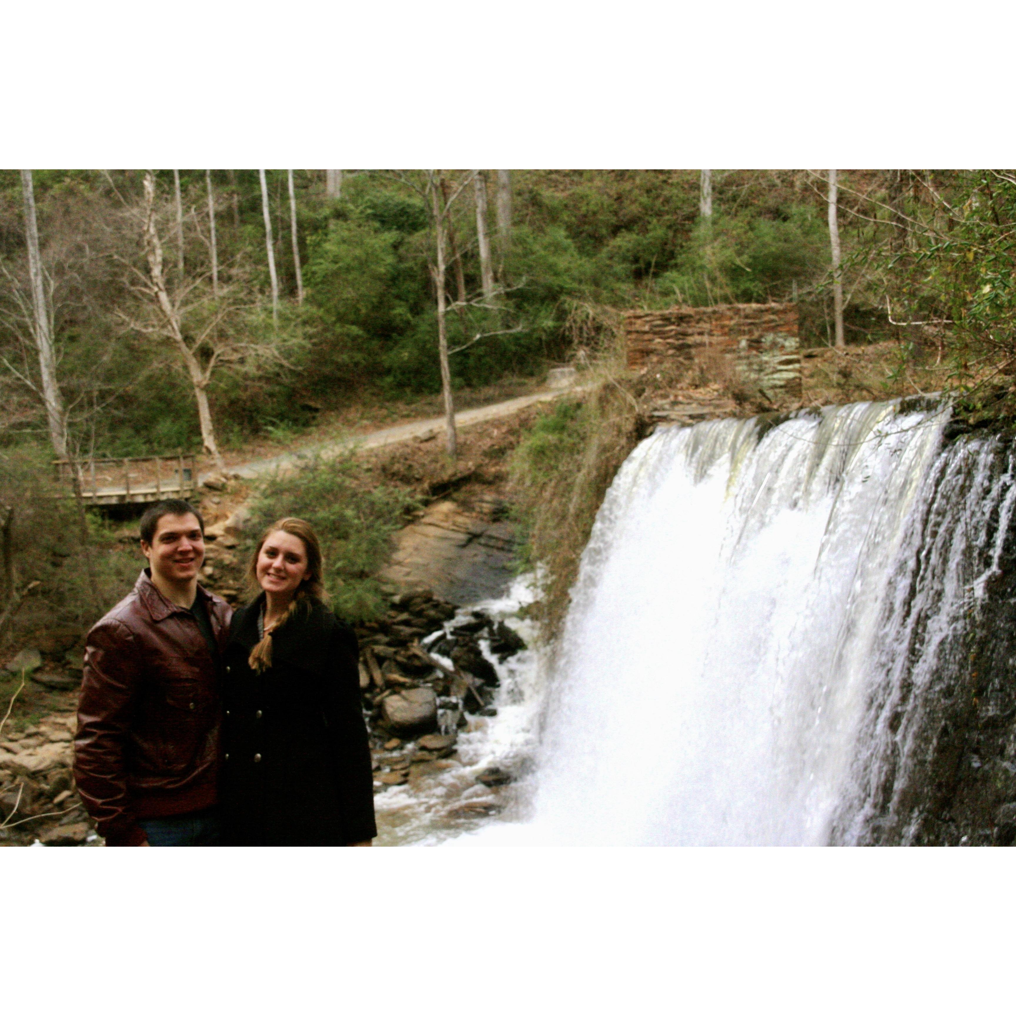 Fall 2017- the first time we visited the Roswell Mill together (where we got engaged later!). Getting out and touring ATL together while Matthias lived there was so much fun.