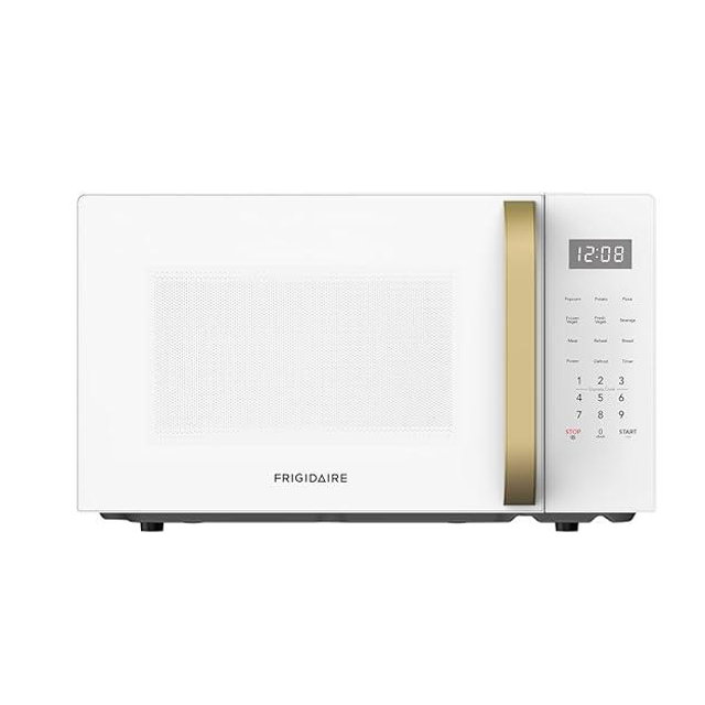 FRIGIDAIRE 1.05 cu. ft. Retro Microwave, WhiteGold
