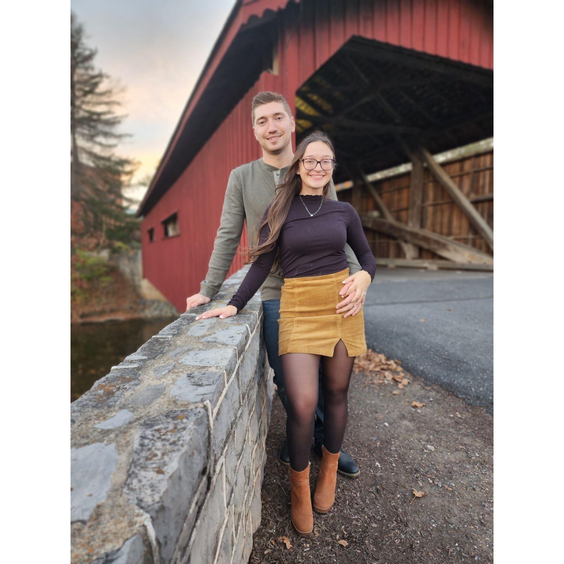 Our engagement shoot! Fall 2022
