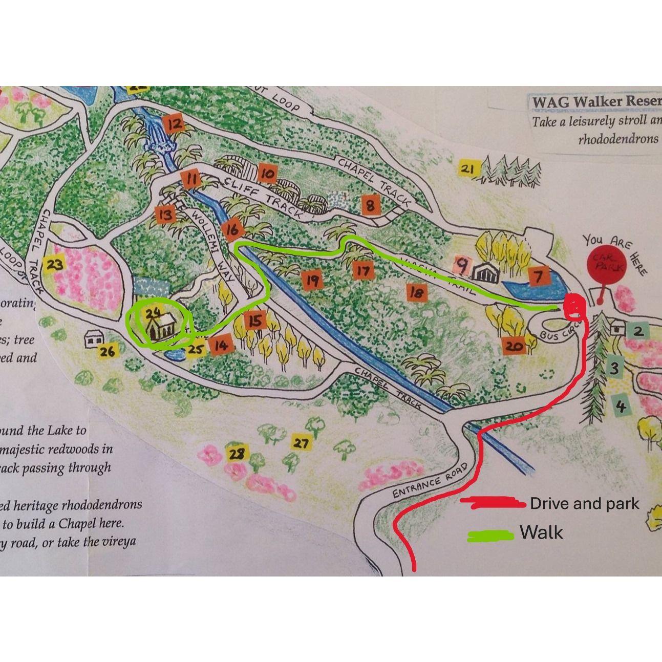 Map to Wedding Ceremony