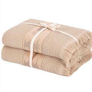 Micro Waffle XL Bath Bundle - 2 Pack -Sand | Sand Cloud