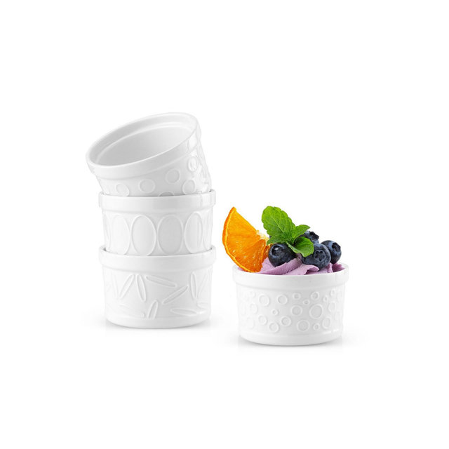 JoyJolt Porcelain Ramekins, Set of 4