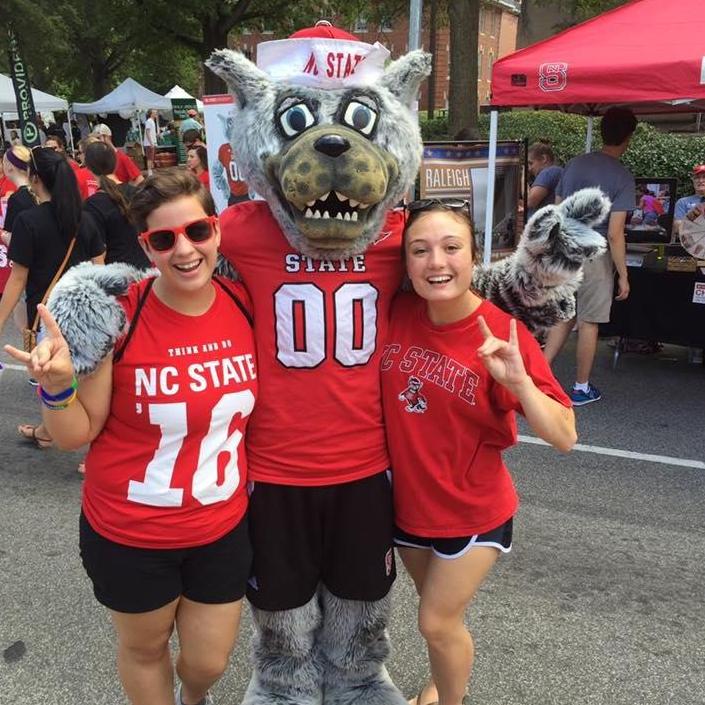 Our first NC State event - Packapalooza in August 2016. Go Pack!