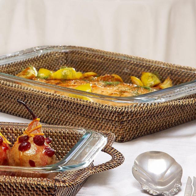 Rectangular Tray Holder INCLUDES Pyrex 3QT baker