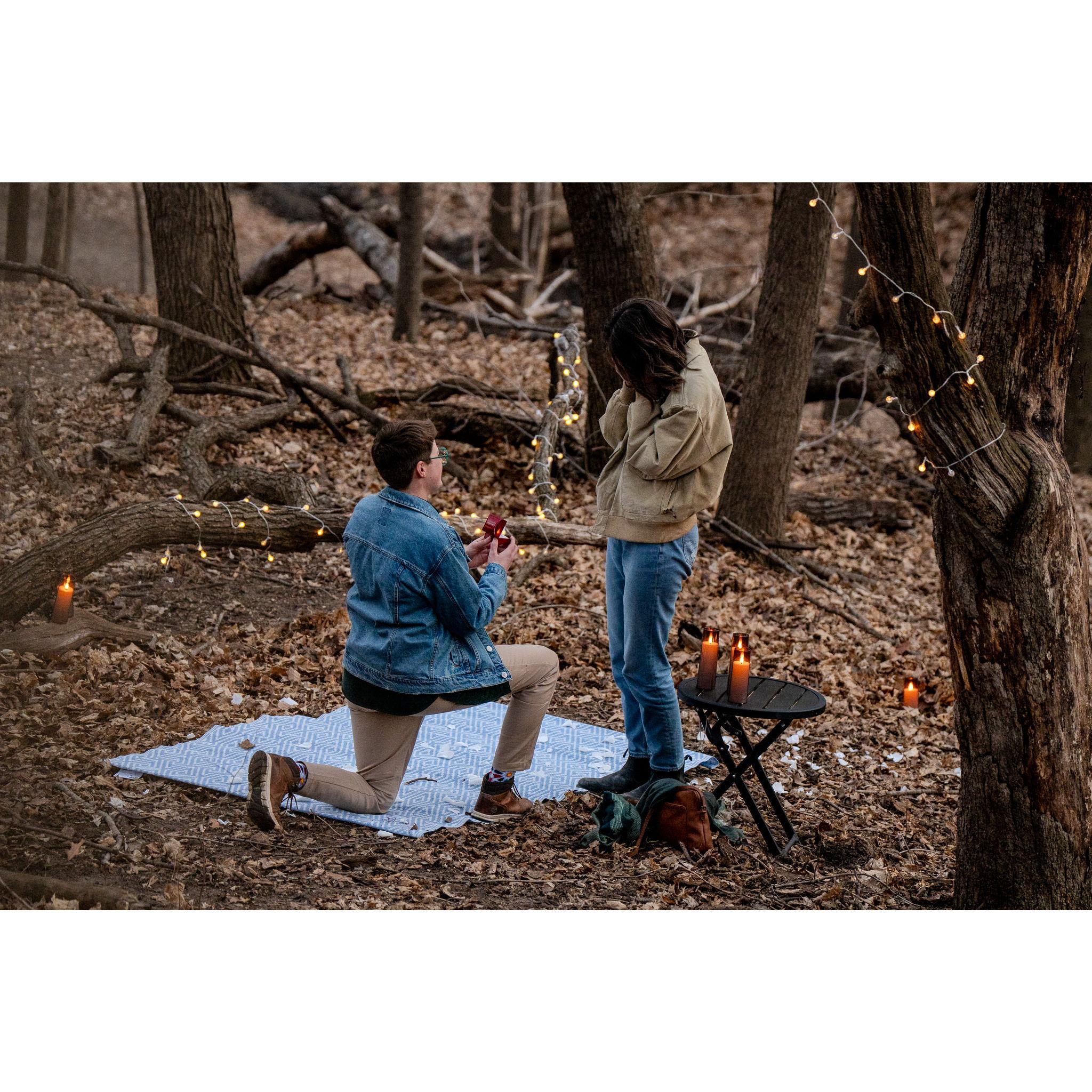 Anna Belle proposing on Leap Day.