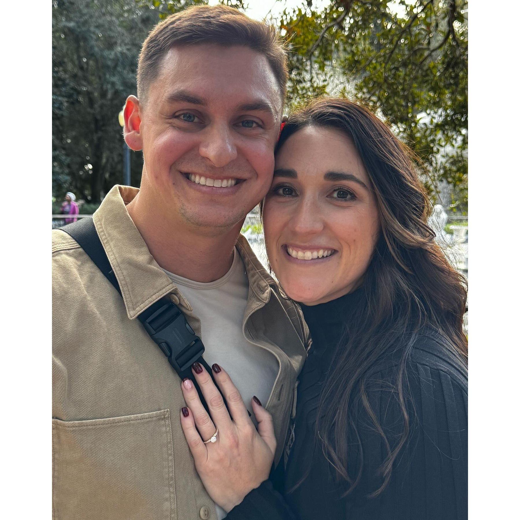 Christina was hoping for the engagement this trip but Nic kept her on her toes and pulled off the surprise :)