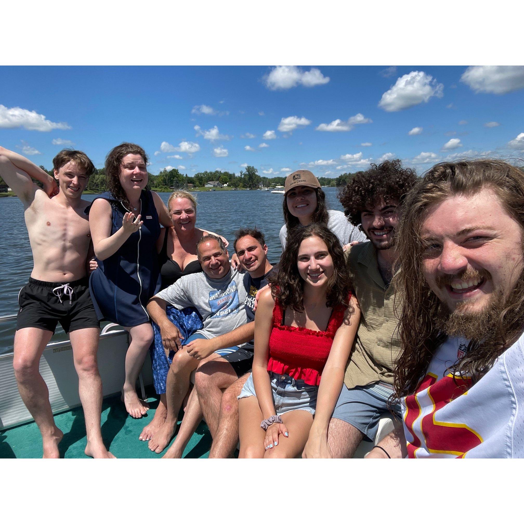 Our favorite place - with our family (and a friend or two)