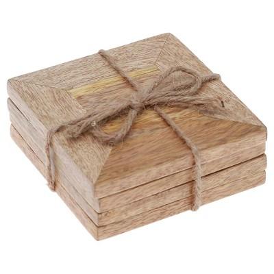 Thirstystone Mango Wood Coasters Set of 4
