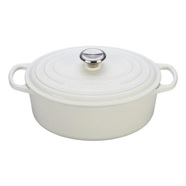Signature 5 Quart Oval Enamel Cast Iron French/Dutch Oven