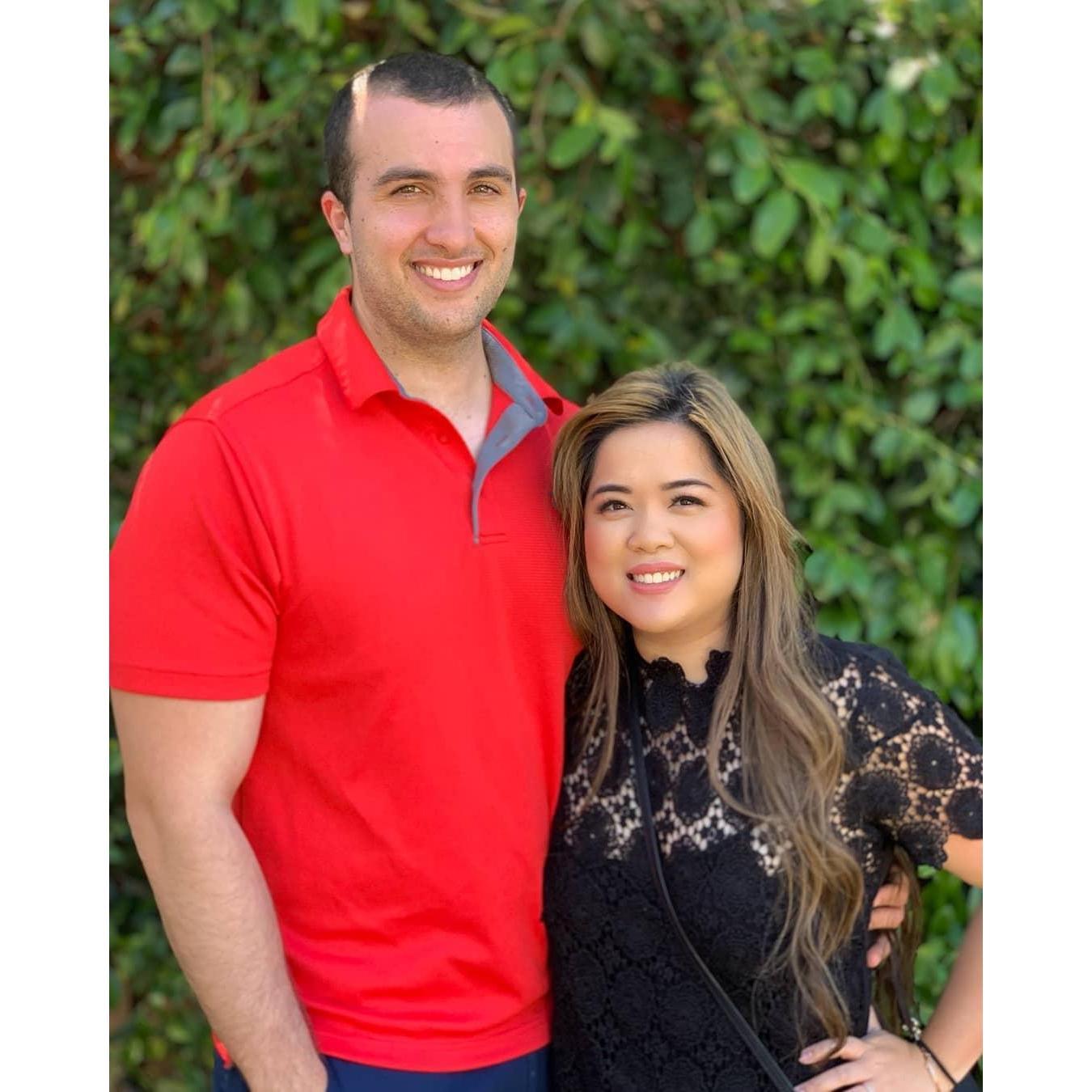 Last Easter as fiancés!