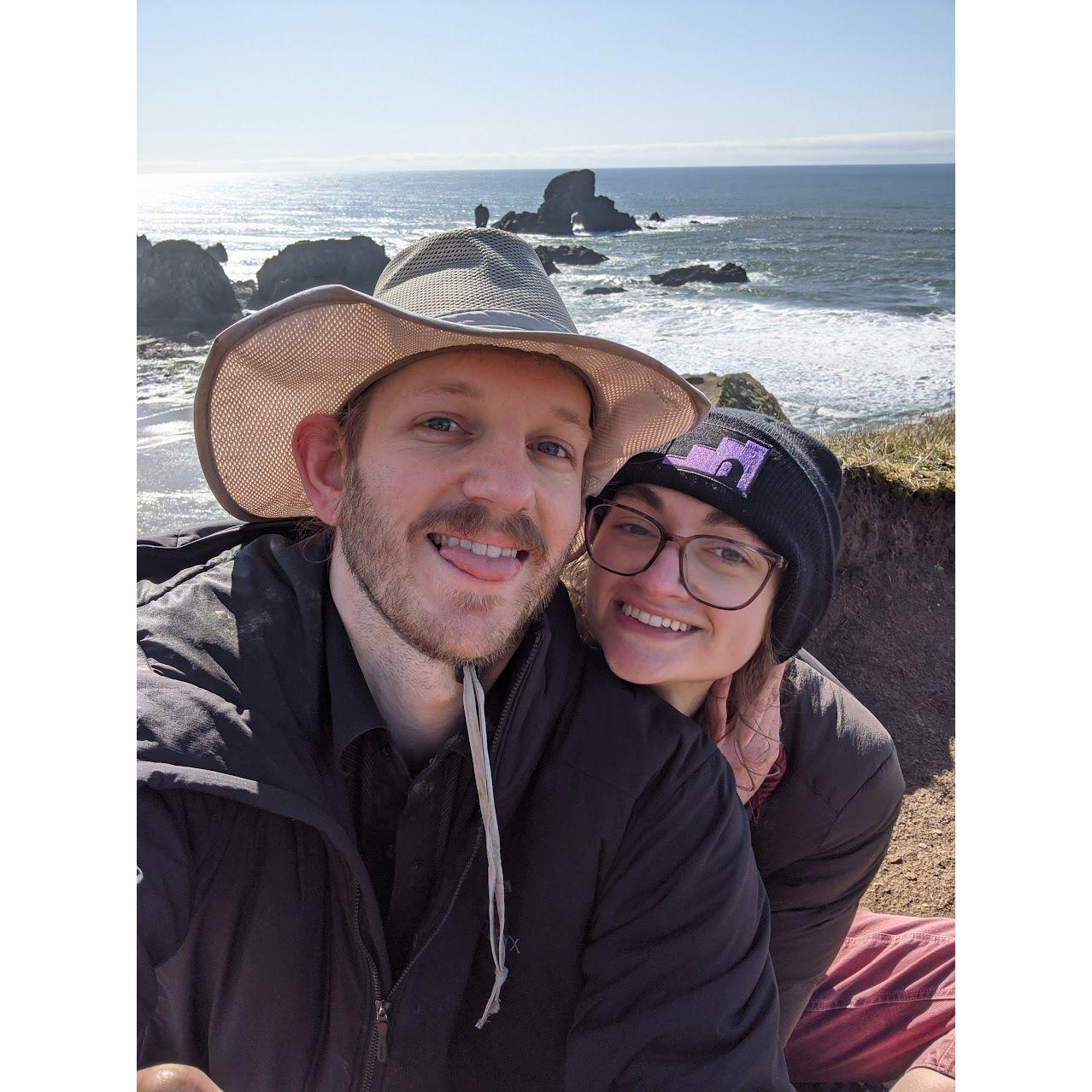 Our first trip together -- Cannon Beach over spring break!