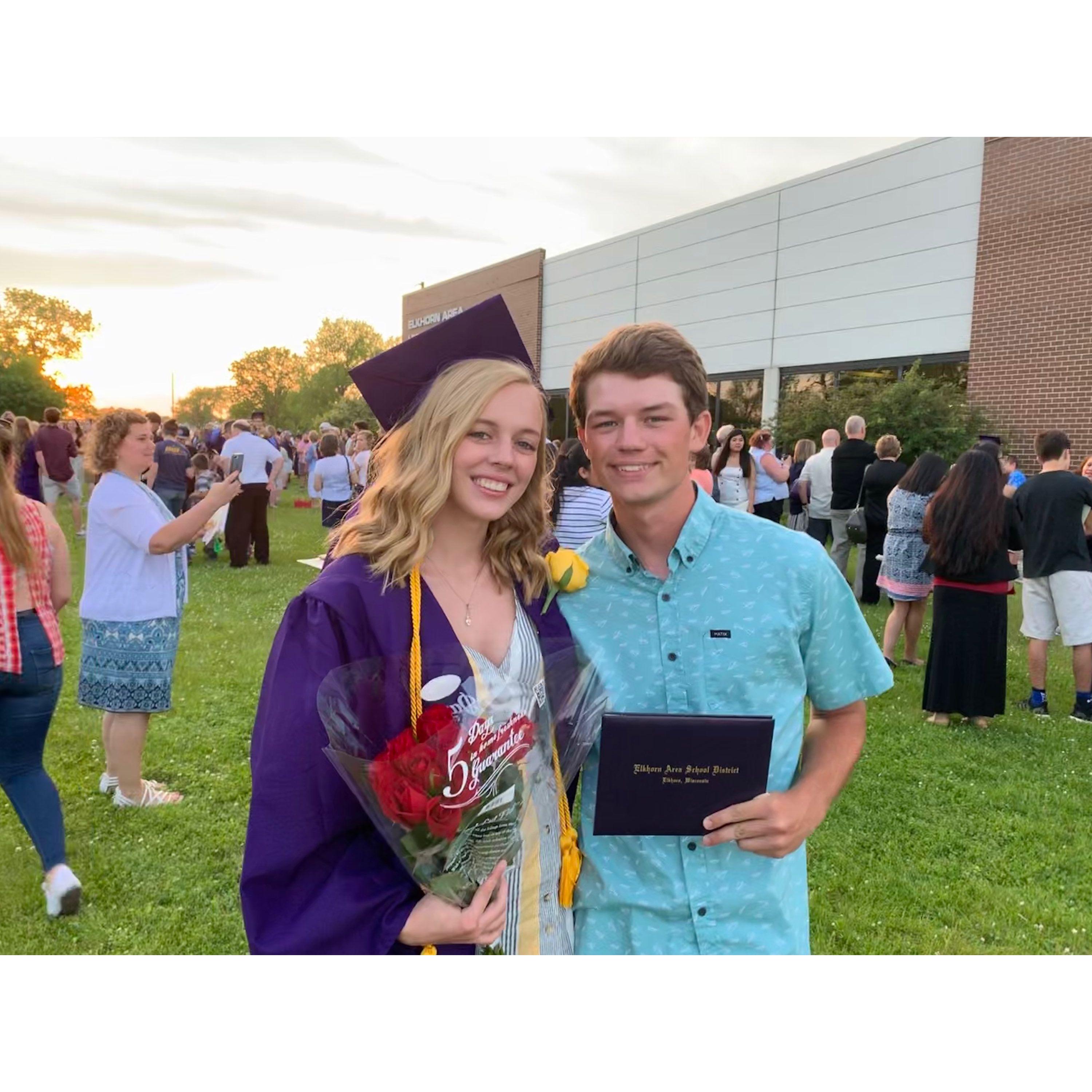 Andy and Hannah at her graduation