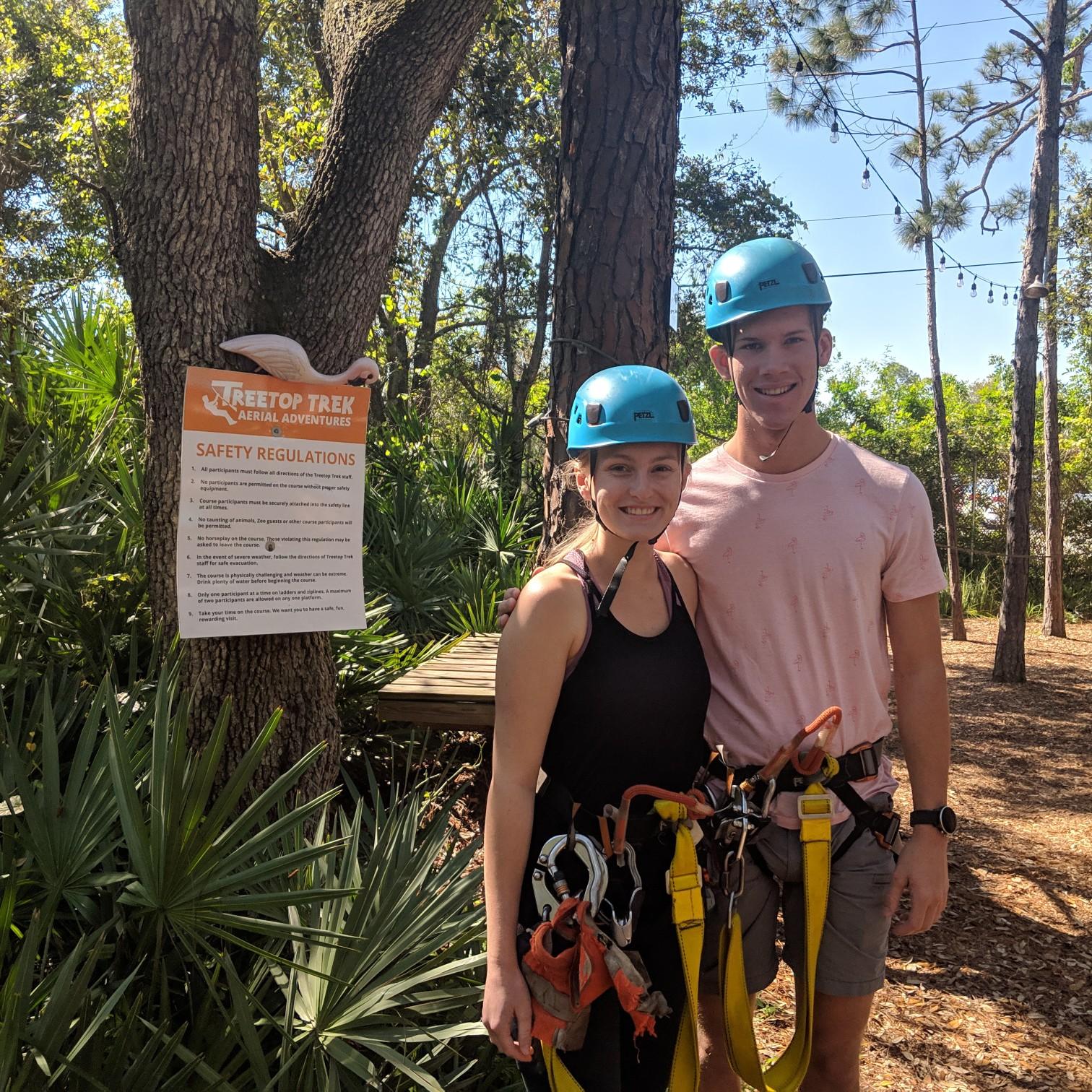 Treetop Trek at the Brevard Zoo