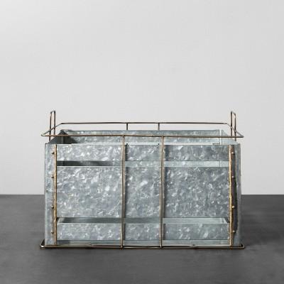 Galvanized Metal Storage Bin Large - Hearth & Hand™ with Magnolia