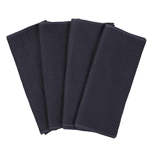 Williams-Sonoma All Purpose Pantry Towels, Kitchen Towels, Set of 4,  Drizzle Grey, 100% Cotton