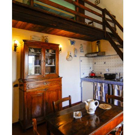 One of the onsite apartments! Each apartment has been thoughtfully antiqued and renovated!