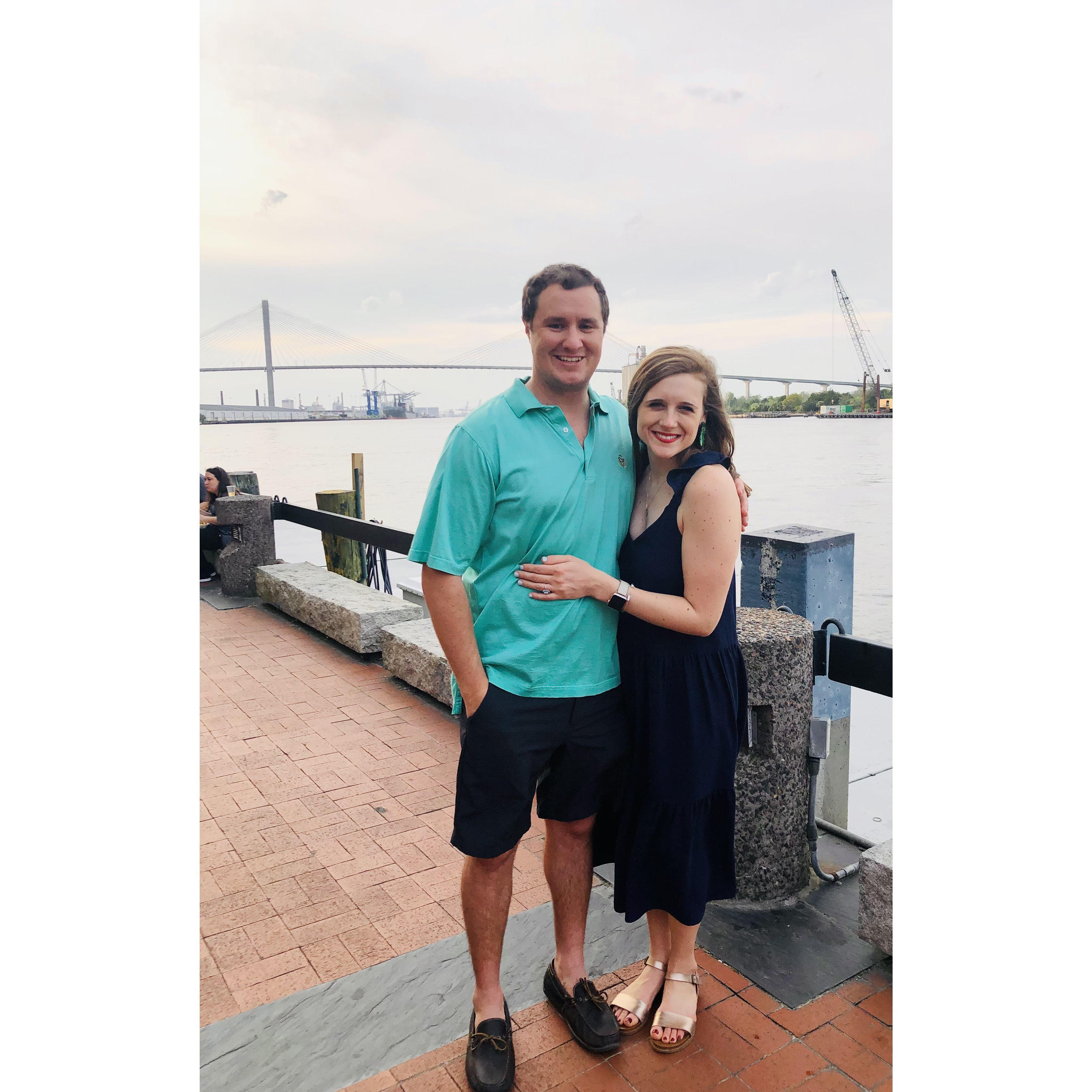 Our first vacation together to Savannah, GA.