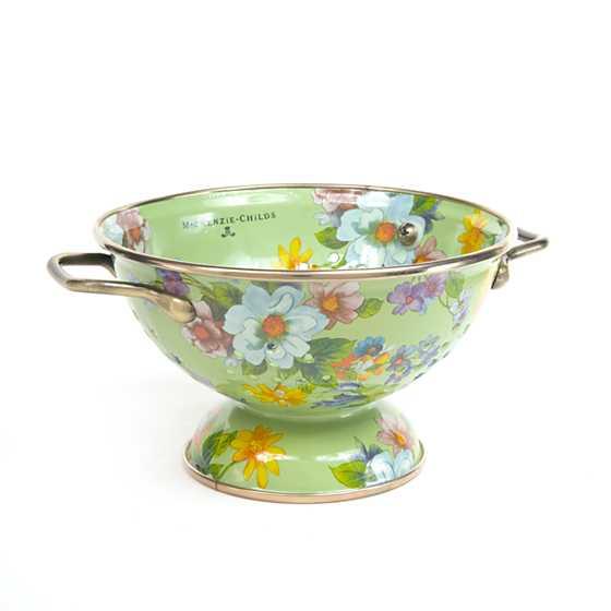 Flower Market Small Colander - Green